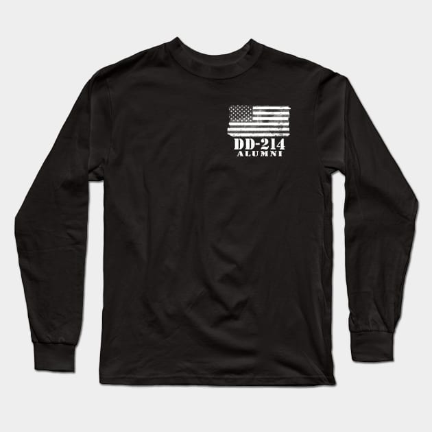 DD-214 Alumni Long Sleeve T-Shirt by Etopix